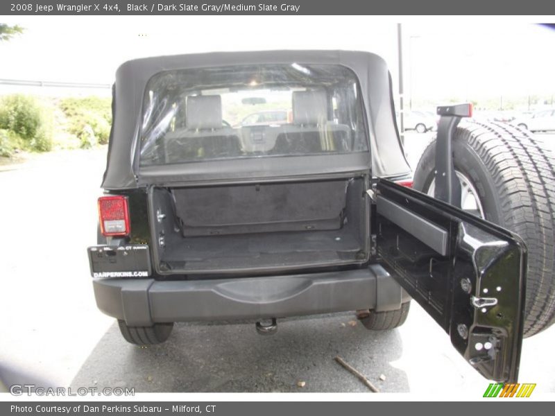 Black / Dark Slate Gray/Medium Slate Gray 2008 Jeep Wrangler X 4x4