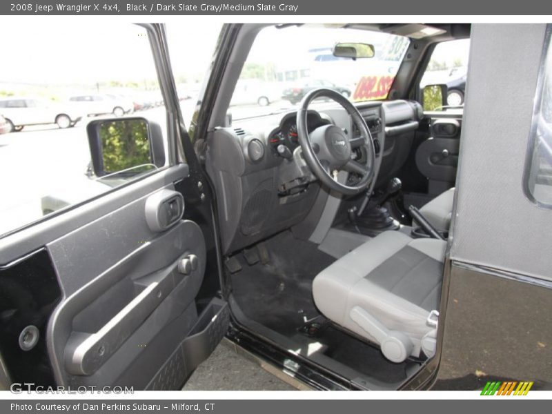 Black / Dark Slate Gray/Medium Slate Gray 2008 Jeep Wrangler X 4x4