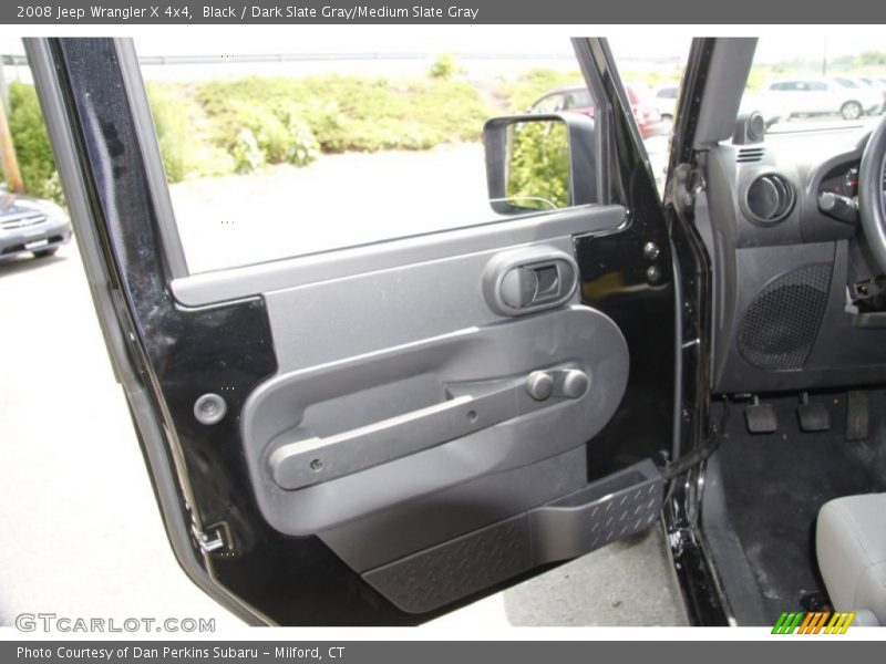 Black / Dark Slate Gray/Medium Slate Gray 2008 Jeep Wrangler X 4x4