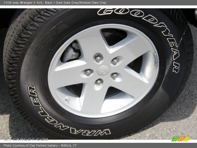Black / Dark Slate Gray/Medium Slate Gray 2008 Jeep Wrangler X 4x4