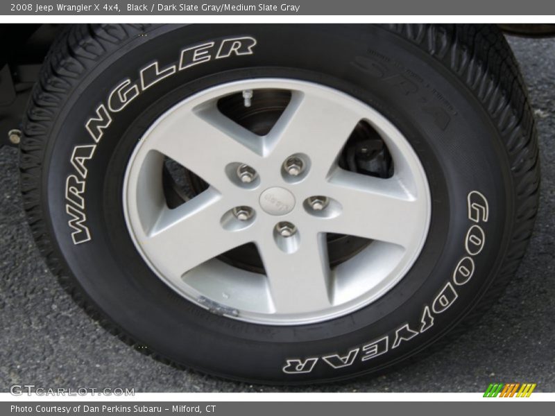 Black / Dark Slate Gray/Medium Slate Gray 2008 Jeep Wrangler X 4x4