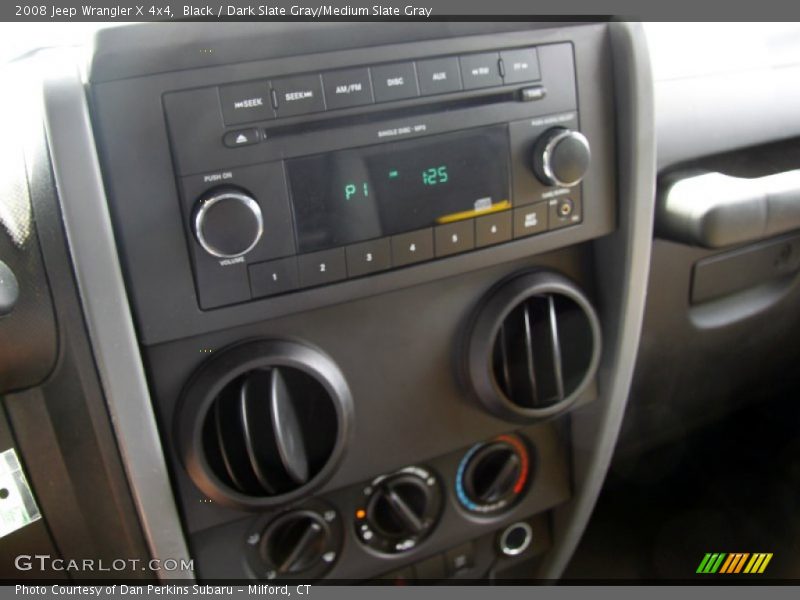 Black / Dark Slate Gray/Medium Slate Gray 2008 Jeep Wrangler X 4x4