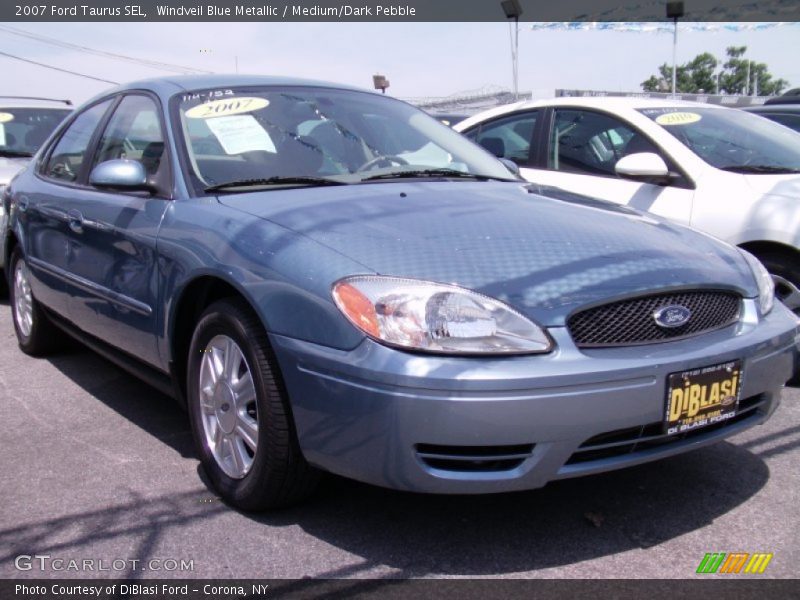 Windveil Blue Metallic / Medium/Dark Pebble 2007 Ford Taurus SEL