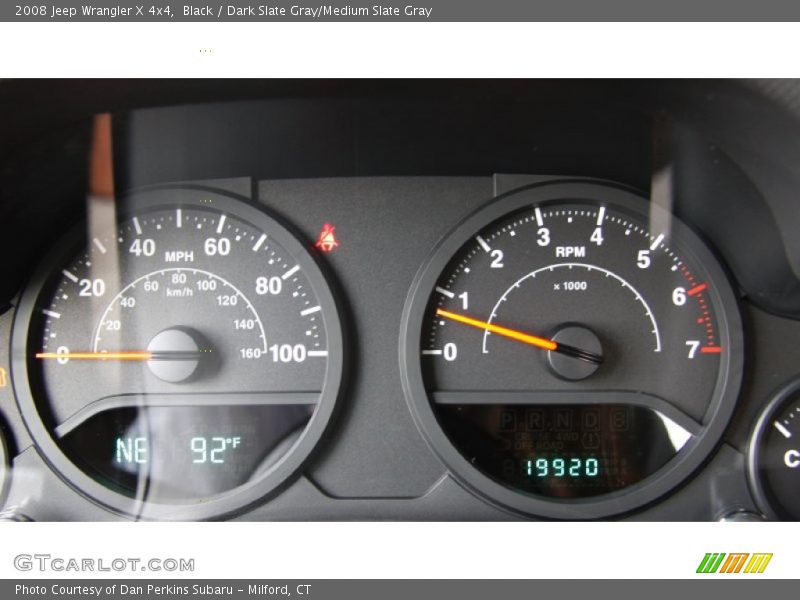 Black / Dark Slate Gray/Medium Slate Gray 2008 Jeep Wrangler X 4x4