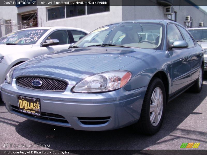 Windveil Blue Metallic / Medium/Dark Pebble 2007 Ford Taurus SEL