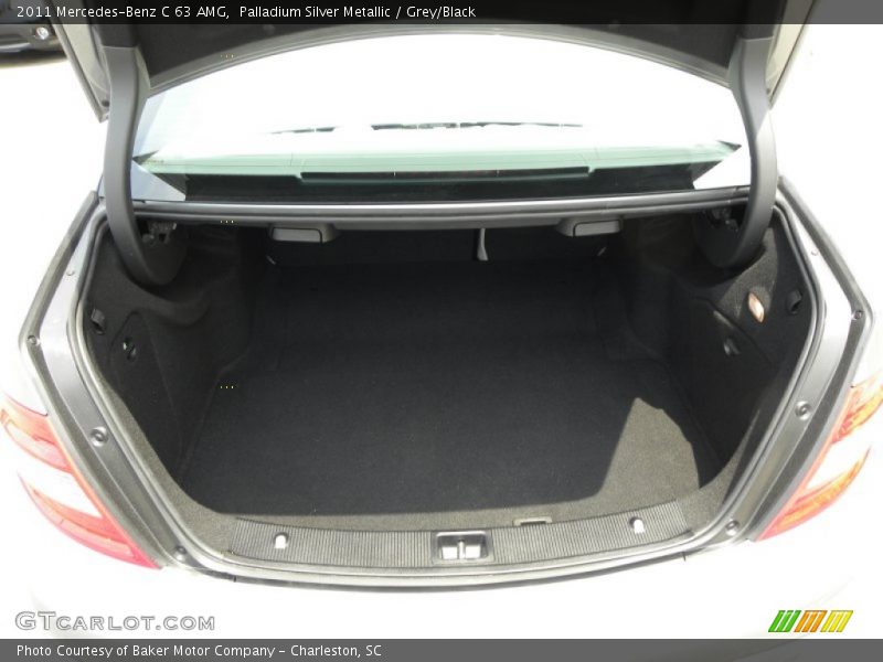 Palladium Silver Metallic / Grey/Black 2011 Mercedes-Benz C 63 AMG
