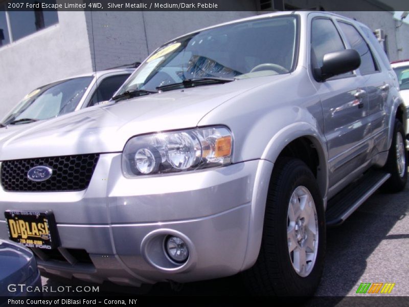 Silver Metallic / Medium/Dark Pebble 2007 Ford Escape Limited 4WD