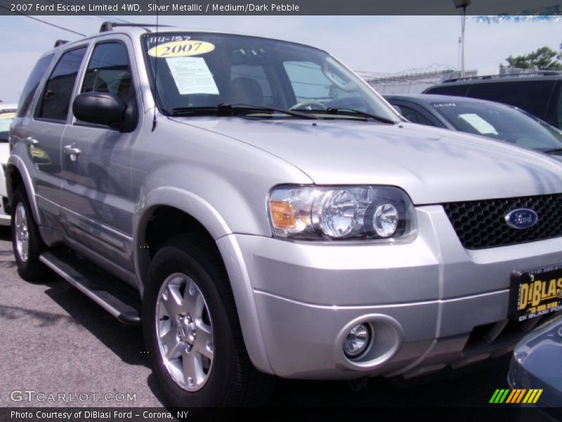 Silver Metallic / Medium/Dark Pebble 2007 Ford Escape Limited 4WD