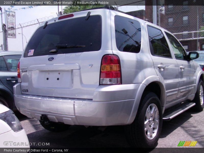 Silver Metallic / Medium/Dark Pebble 2007 Ford Escape Limited 4WD