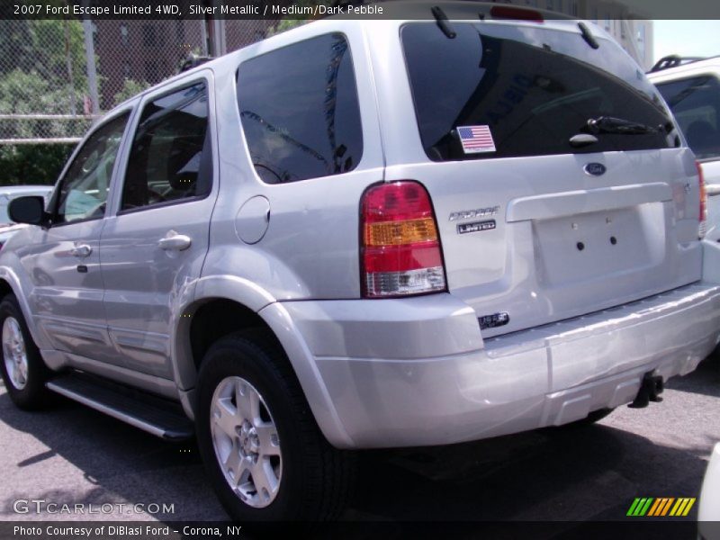 Silver Metallic / Medium/Dark Pebble 2007 Ford Escape Limited 4WD