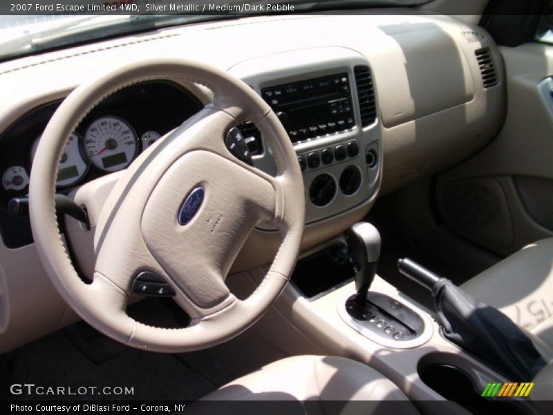Dashboard of 2007 Escape Limited 4WD