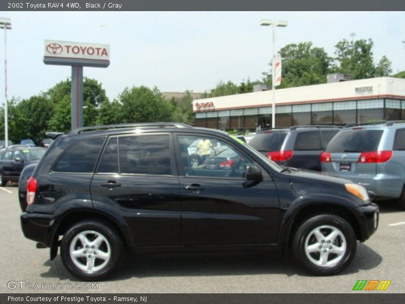 Black / Gray 2002 Toyota RAV4 4WD