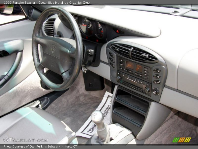 Ocean Blue Metallic / Graphite Grey 1999 Porsche Boxster