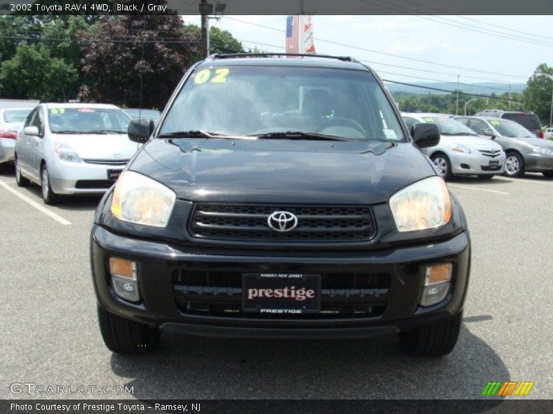 Black / Gray 2002 Toyota RAV4 4WD