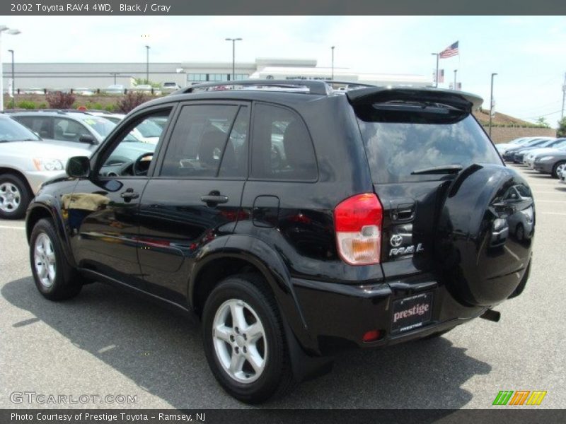 Black / Gray 2002 Toyota RAV4 4WD