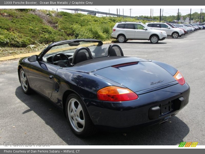 Ocean Blue Metallic / Graphite Grey 1999 Porsche Boxster