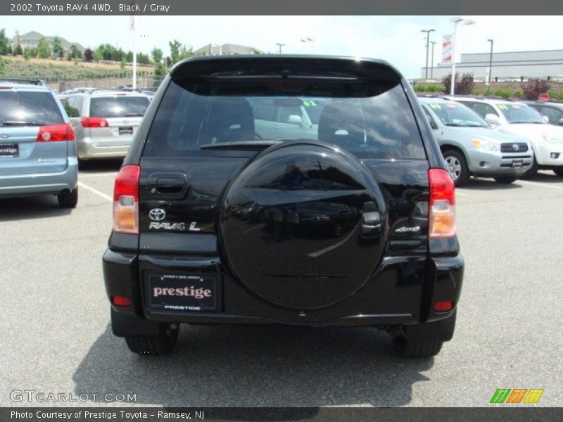 Black / Gray 2002 Toyota RAV4 4WD