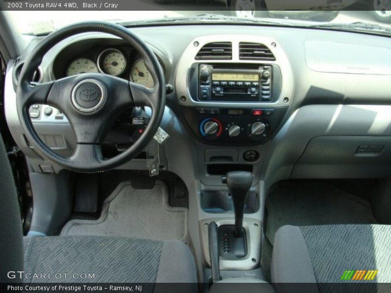 Black / Gray 2002 Toyota RAV4 4WD