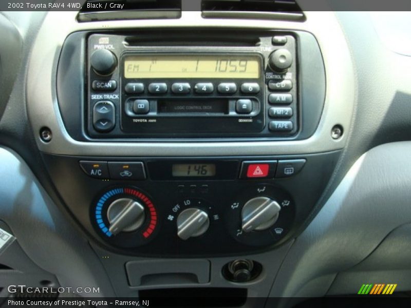 Black / Gray 2002 Toyota RAV4 4WD