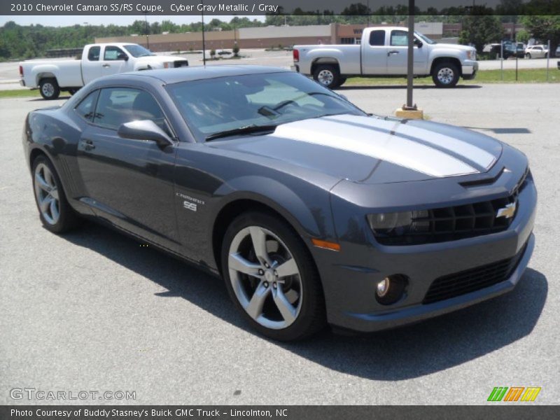 Cyber Gray Metallic / Gray 2010 Chevrolet Camaro SS/RS Coupe