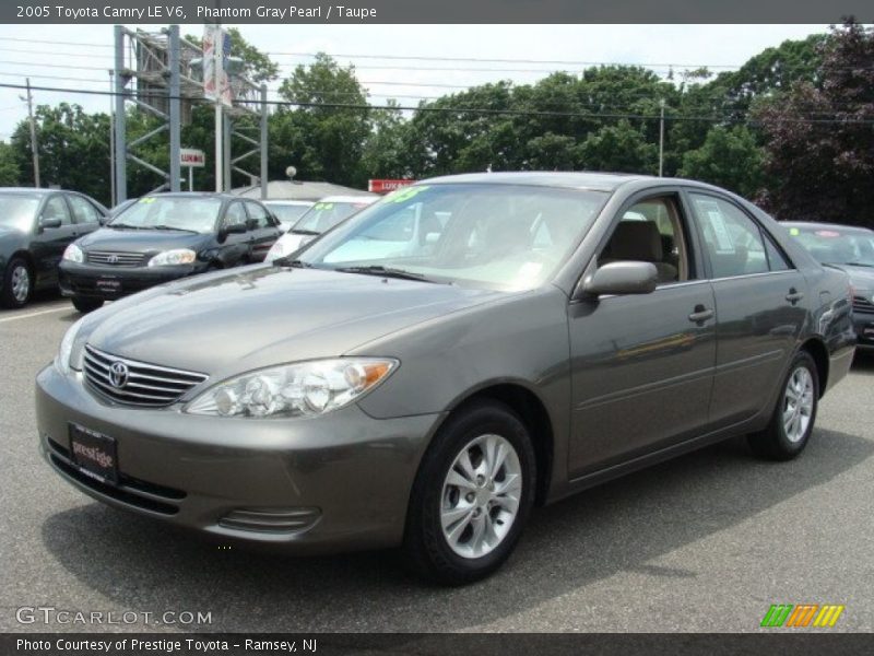 Phantom Gray Pearl / Taupe 2005 Toyota Camry LE V6
