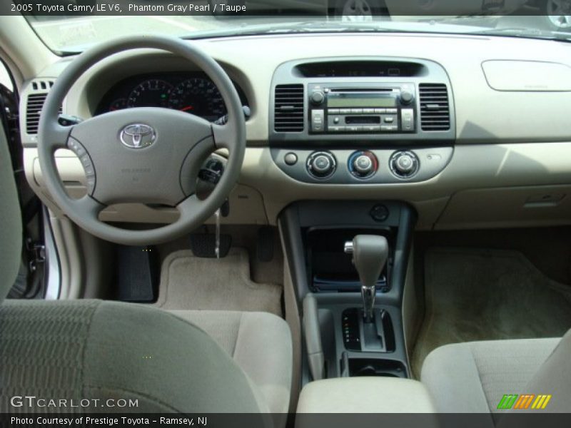 Phantom Gray Pearl / Taupe 2005 Toyota Camry LE V6