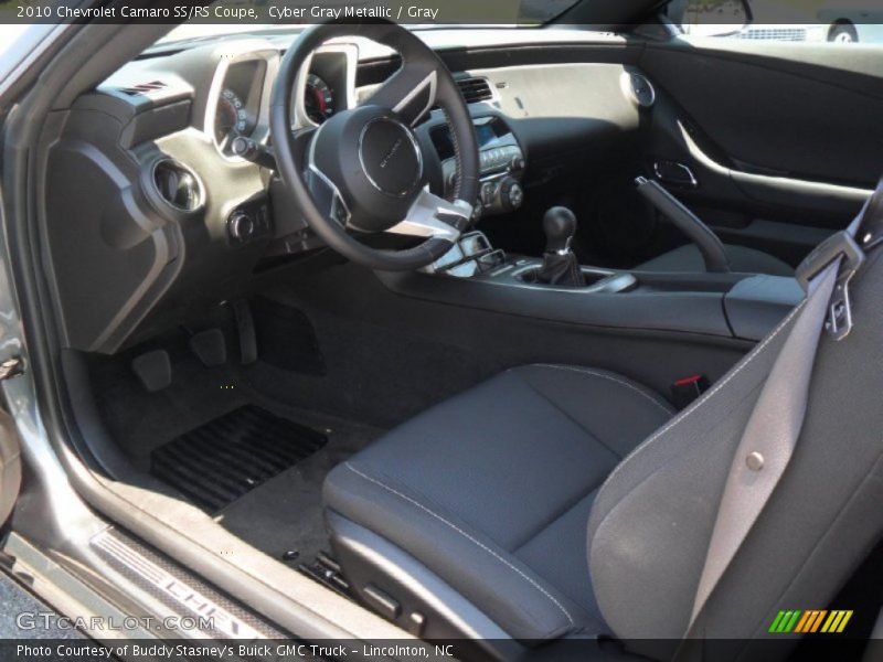 Cyber Gray Metallic / Gray 2010 Chevrolet Camaro SS/RS Coupe