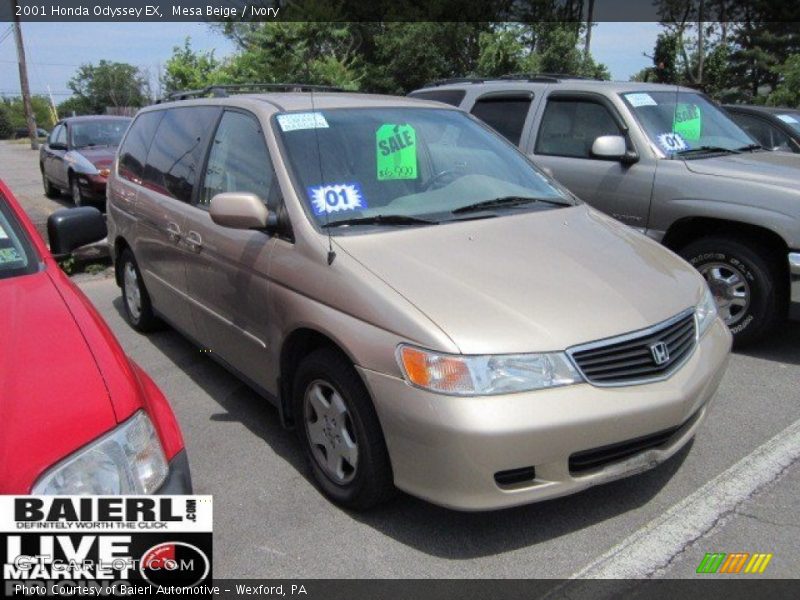 Mesa Beige / Ivory 2001 Honda Odyssey EX