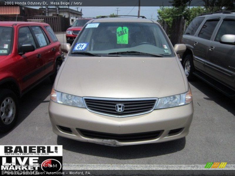 Mesa Beige / Ivory 2001 Honda Odyssey EX