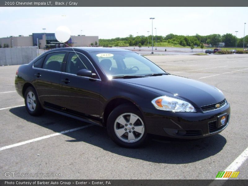 Black / Gray 2010 Chevrolet Impala LT