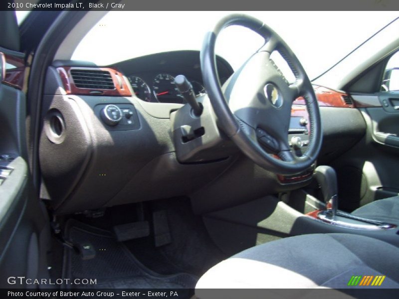Black / Gray 2010 Chevrolet Impala LT