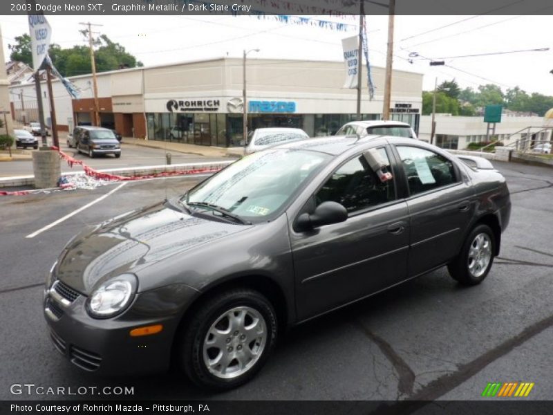 Graphite Metallic / Dark Slate Gray 2003 Dodge Neon SXT