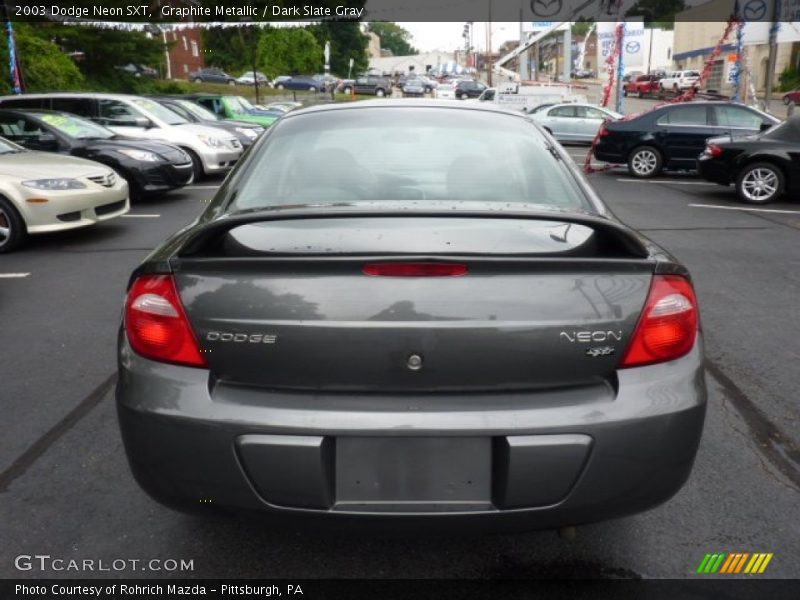 Graphite Metallic / Dark Slate Gray 2003 Dodge Neon SXT