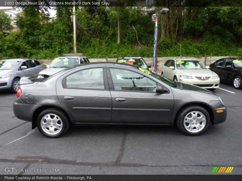 Graphite Metallic / Dark Slate Gray 2003 Dodge Neon SXT
