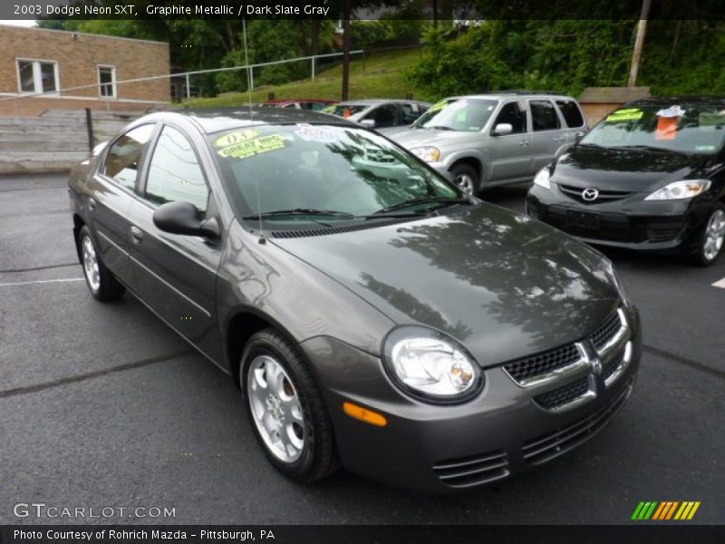 Graphite Metallic / Dark Slate Gray 2003 Dodge Neon SXT
