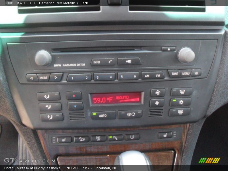 Flamenco Red Metallic / Black 2006 BMW X3 3.0i