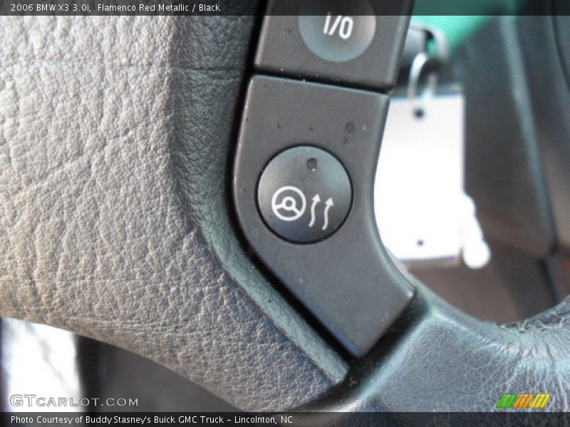 Flamenco Red Metallic / Black 2006 BMW X3 3.0i