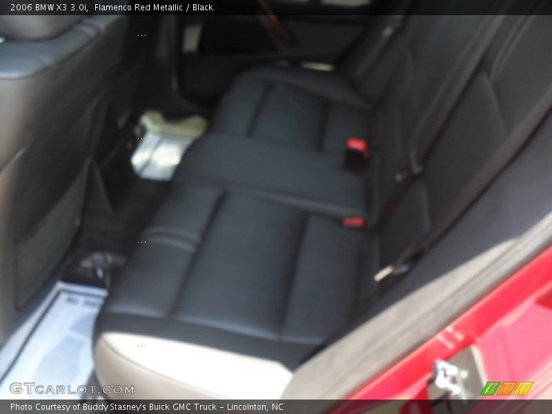 Flamenco Red Metallic / Black 2006 BMW X3 3.0i