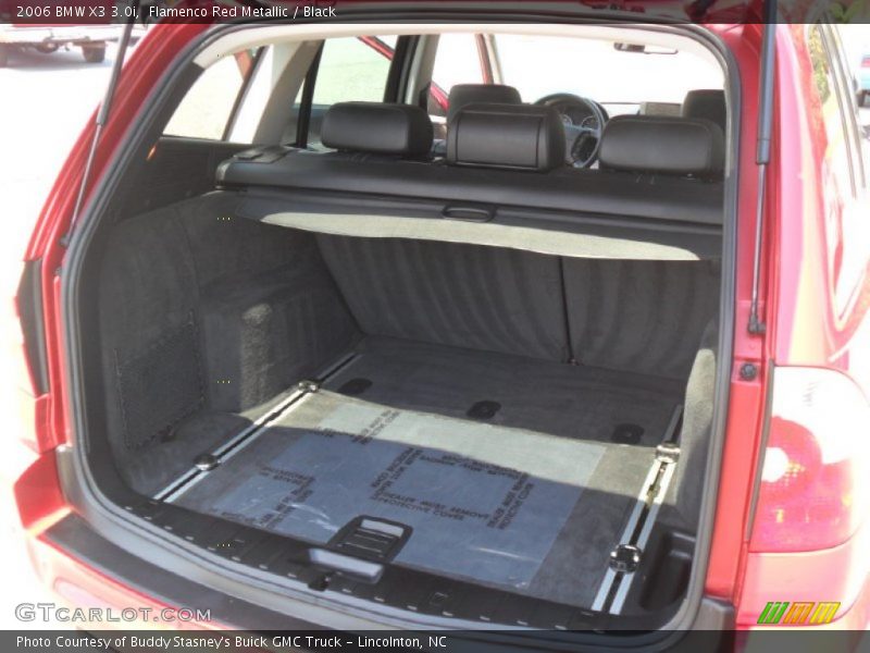 Flamenco Red Metallic / Black 2006 BMW X3 3.0i