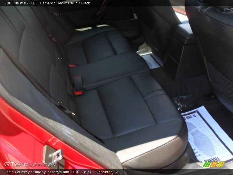 Flamenco Red Metallic / Black 2006 BMW X3 3.0i