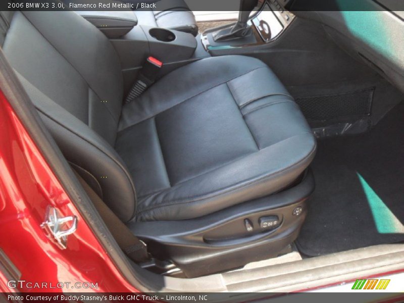 Flamenco Red Metallic / Black 2006 BMW X3 3.0i