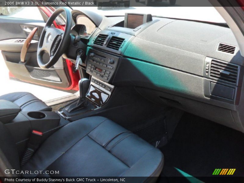 Flamenco Red Metallic / Black 2006 BMW X3 3.0i