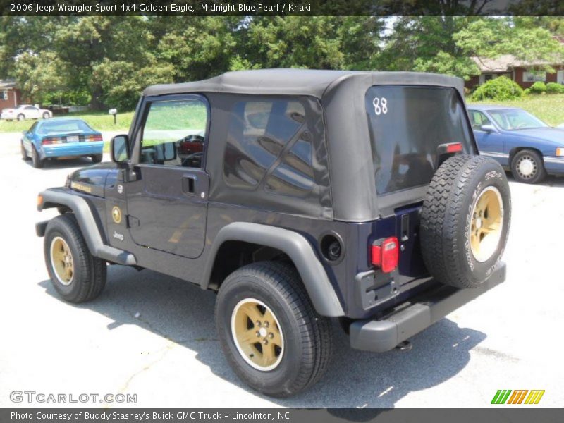 Midnight Blue Pearl / Khaki 2006 Jeep Wrangler Sport 4x4 Golden Eagle