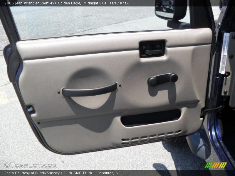 Door Panel of 2006 Wrangler Sport 4x4 Golden Eagle