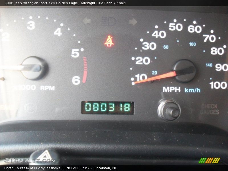  2006 Wrangler Sport 4x4 Golden Eagle Sport 4x4 Golden Eagle Gauges