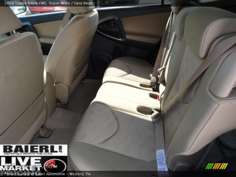 Super White / Sand Beige 2009 Toyota RAV4 4WD