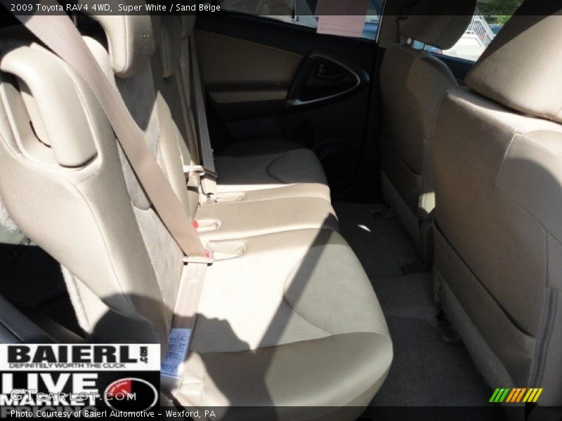 Super White / Sand Beige 2009 Toyota RAV4 4WD