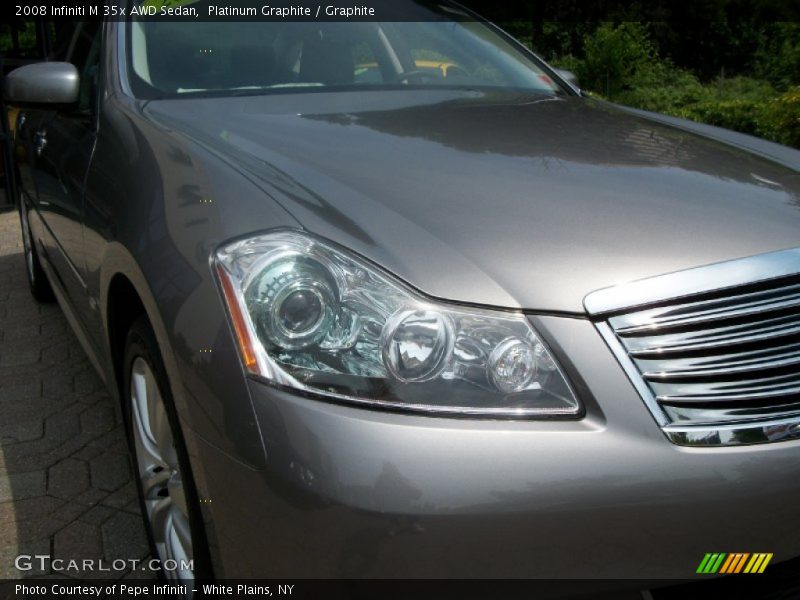 Platinum Graphite / Graphite 2008 Infiniti M 35x AWD Sedan