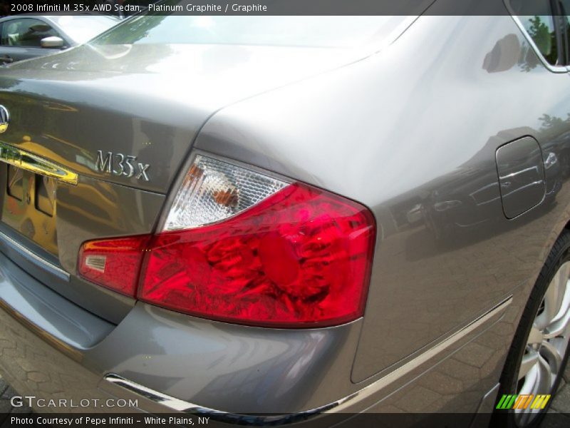 Platinum Graphite / Graphite 2008 Infiniti M 35x AWD Sedan