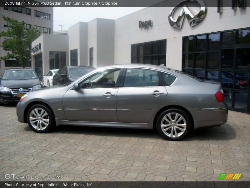 Platinum Graphite / Graphite 2008 Infiniti M 35x AWD Sedan